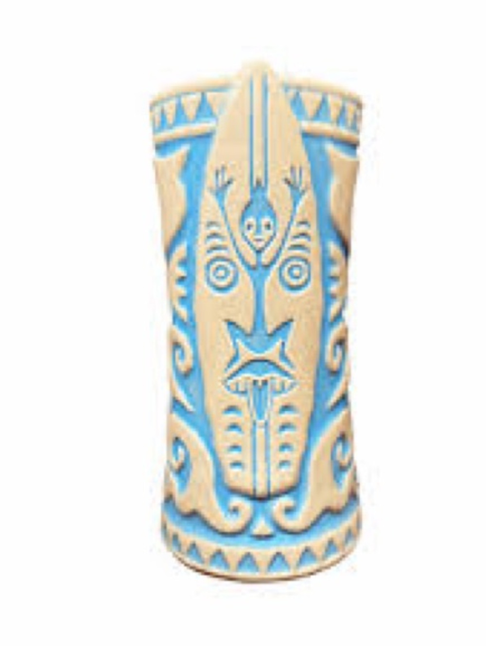 Disney Trader Sam's 1st Edition Ceramic Tiki Mug - Blue & Cream
